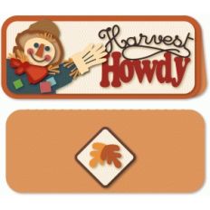 scarecrow harvest howdy card
