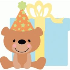 bear with gift