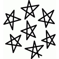 hand drawn stars