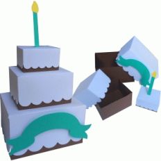 birthday cake boxes