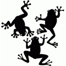 slimy halloween frogs