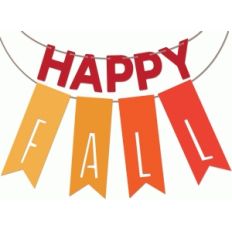 happy fall banner