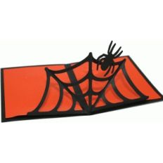 spiderweb pop-up card