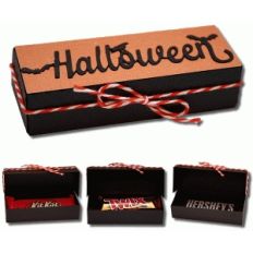 3d halloween snack size candy bar box