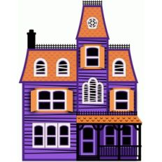 detailed haunted house