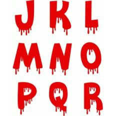 blood alphabet j-r