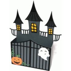 box halloween haunted house