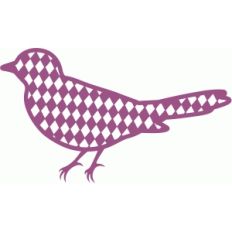 patterned bird