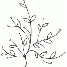 leaf vine sketch