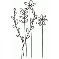 floral border sketch