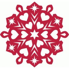 snowflake stars &amp; hearts