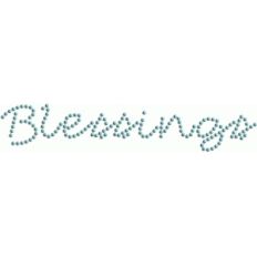 blessings - rhinestone word collection