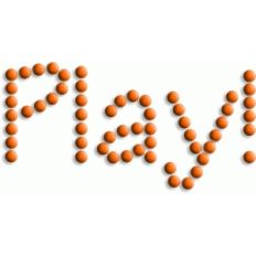 play! - rhinestone word collection