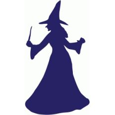 witch with wand