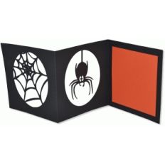 spider web accordion card