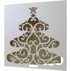 5x5 christmas tree card