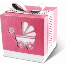gift box with baby carriage