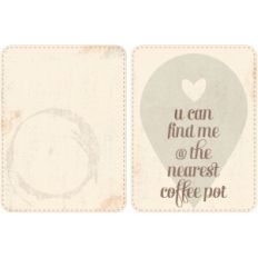 coffee journal cards