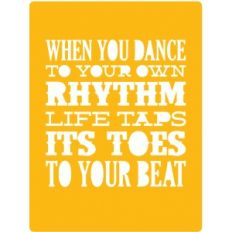 dance to the rhythm