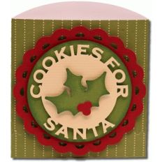cookies for santa short envelope bag