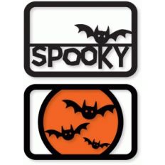 spooky bat cards