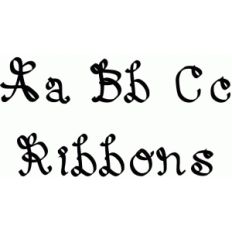 ribbons font