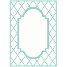 lattice fancy frame card panel / background