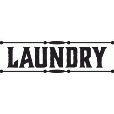 'laundry' vinyl word