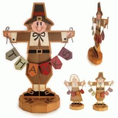 pilgrim man stick figure with stand
