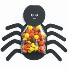 black widow spider treat bag