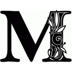 vine monogram m