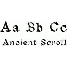 ancient scroll font