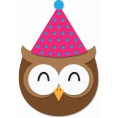 birthday hat owl