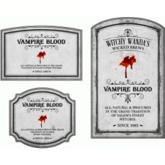 potion label vampire blood