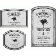 potion label spider legs