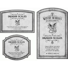 potion label dragon scales