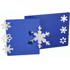 snowflake flip card