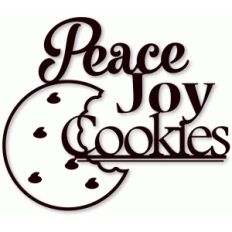 peace joy cookies
