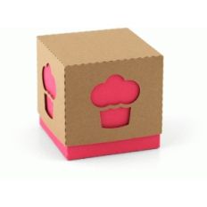 3d cupcake favor box