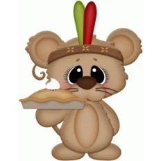 indian mouse holding pie pnc