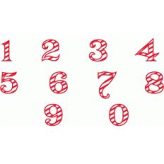 candy cane numbers