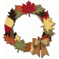 3d fall wreath