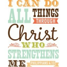 i can do all things through christ