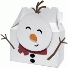cute snowman box