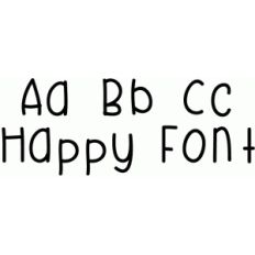happy font