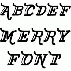merry font