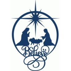 believe nativity circle