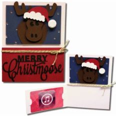 ​merry moose gift card flap card