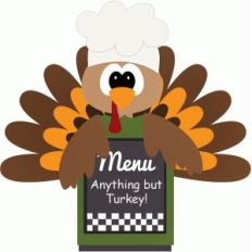 turkey w menu