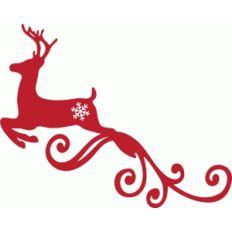 reindeer flourish